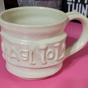 Joanna Gaines Handmade Clay Magnolia Mug From Magnolia Market Waco, TX
